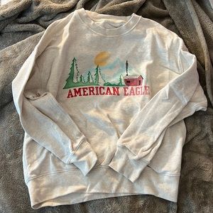 americana eagle graphic crewneck size small womens